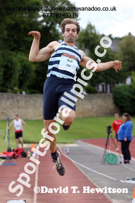 Senior mens long jump, EAP International Combined Events, Hexham Northumberland. Photo: David T. Hewitson/Sports for All Pics